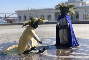 У столиці на честь Дня Києва переодягли малюків-засновників міста (фото)