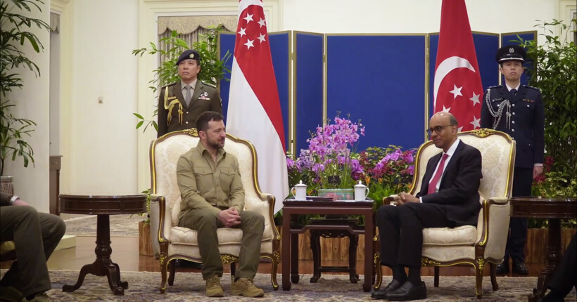 Зеленський обговорив з президентом Сінгапуру поглиблення двосторонніх відносин