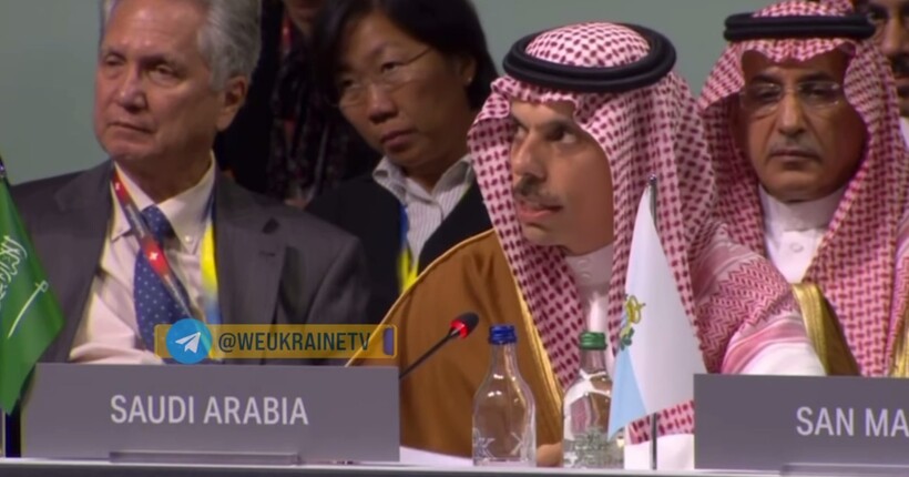 Саудівська Аравія: віримо, що Саміт миру дозволить 