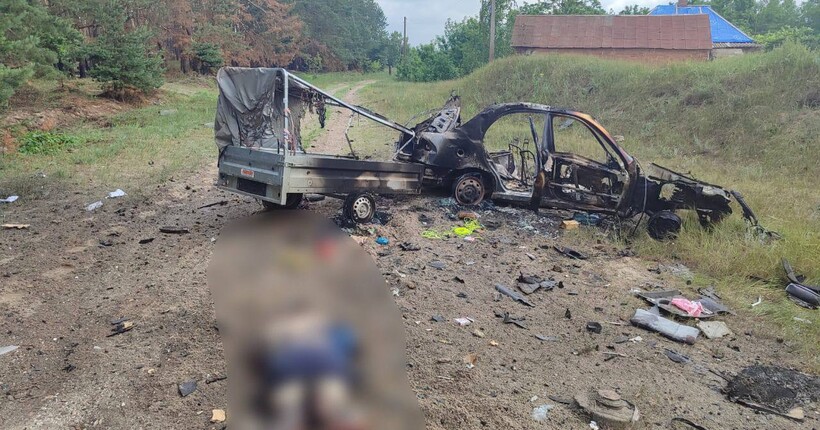 Харківщина: внаслідок наїзду легковика на міну загинуло двоє цивільних 