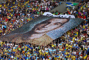 Фанати України під час матчу на Євро-2024 розгорнули банер з образом Назара “Грінки” Гринцевича