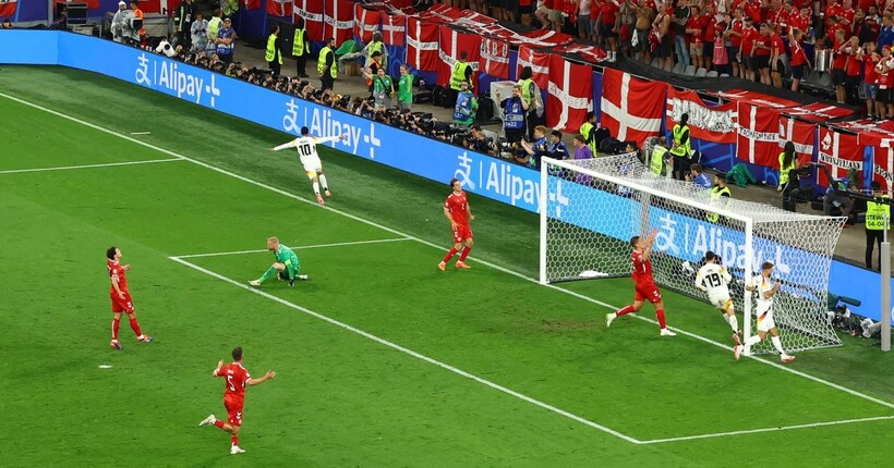Попри грозу Німеччина обіграла Данію в 1/8 фіналу на Євро-2024