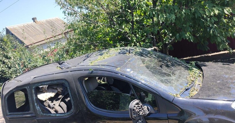 Російські окупанти завдали удару по цивільному авто на  Нікопольщині