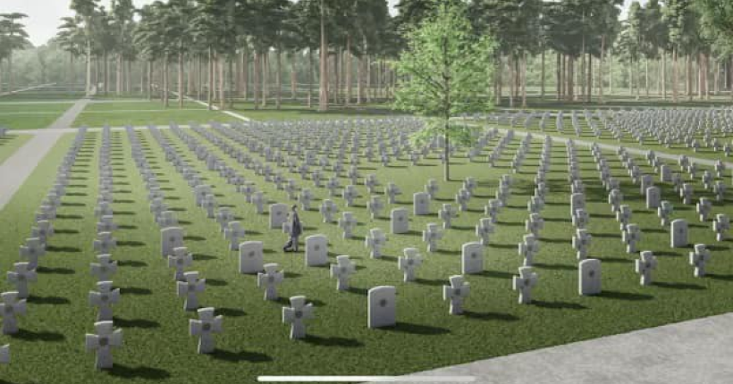 Уряд показав, як будуть виглядати могили Національного військового кладовища