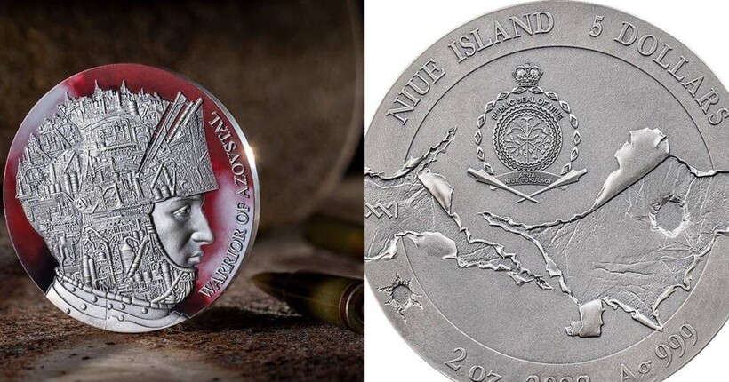 Тихоокеанська країна випустила пам'ятну монету на честь подій на Азовсталі