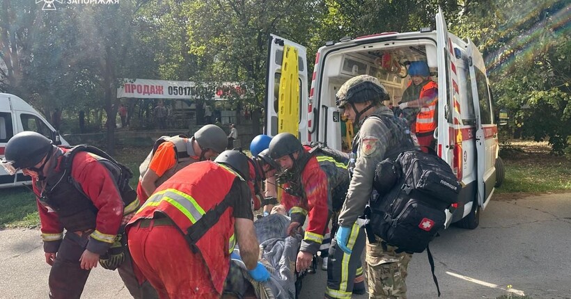 Обстріл Запоріжжя: у лікарнях перебувають п'ятеро людей, двоє у важкому стані