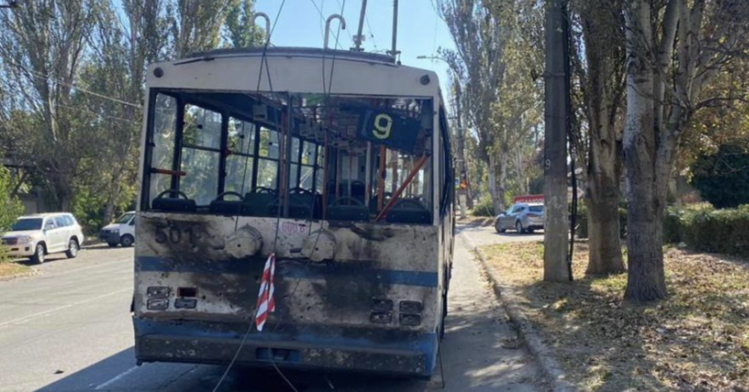 Окупанти вчергове атакували громадський транспорт у Херсоні