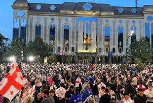 Опозиція в Грузії влаштувала протест біля парламенту з вимогою перевиборів