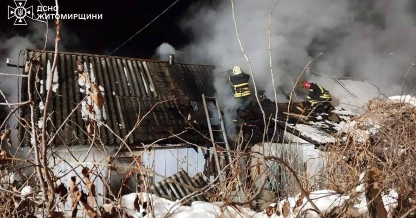 У Бердичеві уночі спалахнув приватний будинок: загинули троє людей