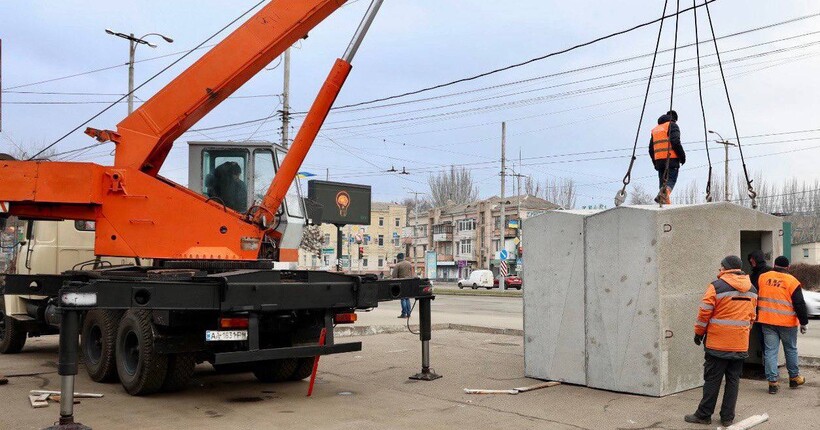 У Запоріжжі встановлять 17 модульних бетонних укриттів для захисту мешканців