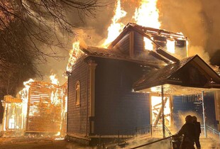 У Рівненській області згоріла дерев’яна церква 1877 року