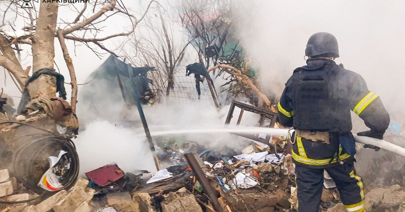 В ДСНС показали наслідки ворожої атаки по Харківщині