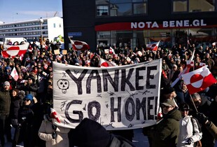 В столиці Гренландії Нууку пройшов антиамериканський мітинг