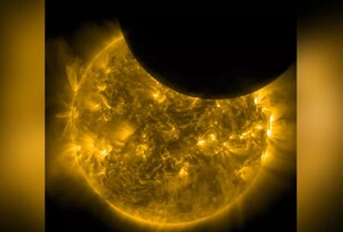 Супутник NASA зняв сонячне затемнення, яке було видиме лише з космосу