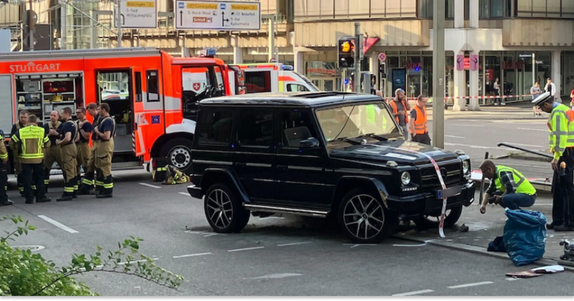 Поліція Штутгарта кваліфікувала наїзд на пішоходів як нещасний випадок