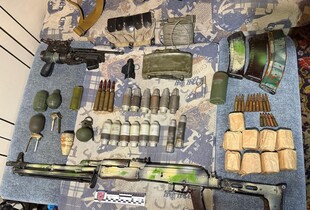 У Запоріжжі затримали чоловіка, який ходив у формі Третього рейху з гранатою в руках