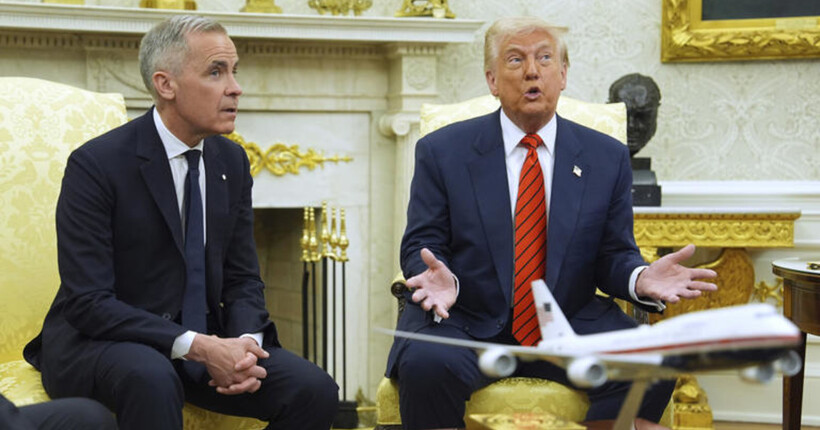 Трамп на зустрічі з Карні знову висловив ідею перетворення Канади на 51-й штат