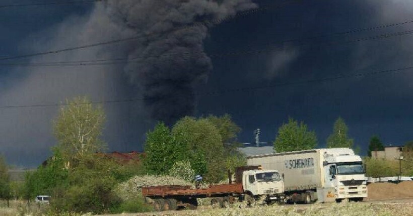 На росії сталася пожежа на заводі КАМАЗ