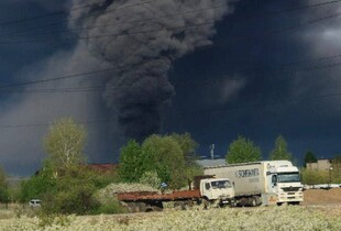 На росії сталася пожежа на заводі КАМАЗ
