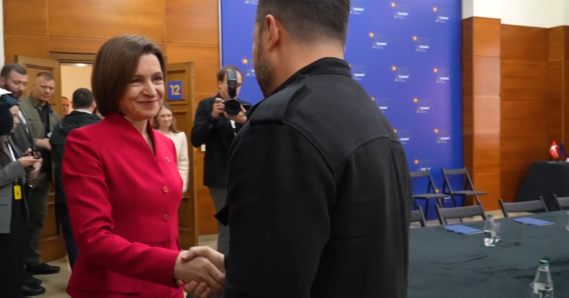 Зеленський провів зустріч із президенткою Молдови