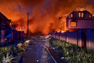 У поліції показали відео перших хвилин після атаки на Київ та Миколаїв