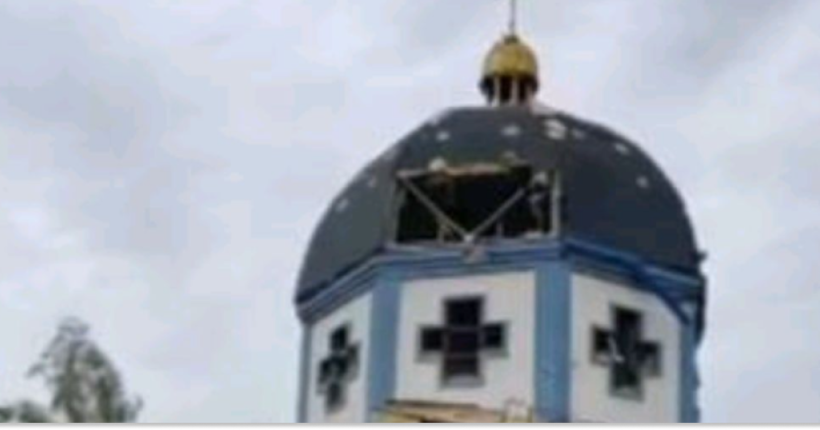 У Мирнограді російський удар пошкодив греко-католицький храм Петра і Павла