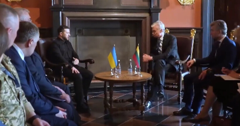 Зеленський зустрівся з президентом Литви: перемовини, санкції, євроінтеграція