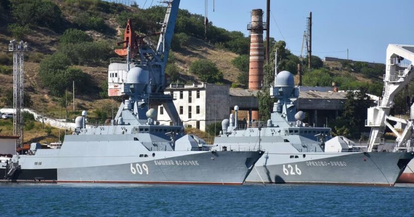 У ВМС розповіли скільки російських ворожих кораблів перебувають у Чорному та Азовському морях