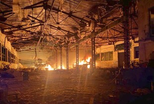 Внаслідок атаки дронів на Одещині зруйновано склади з очеретом і обладнанням