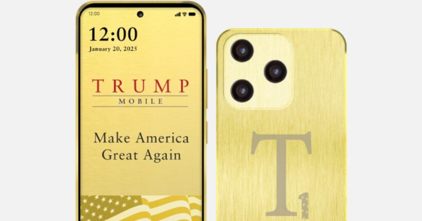 Трамп презентував золотий телефон T1 за $499 та однойменну мобільну мережу
