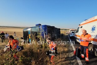 Автобус з 55 українцями перекинувся в Румунії: що відомо