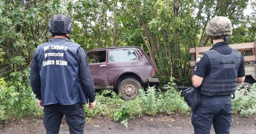На Харківщині ворожий дрон атакував авто - є загиблий та поранений
