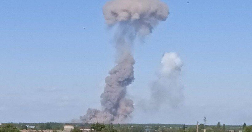 Біля Житомира стався вибух на АЗС (відео)