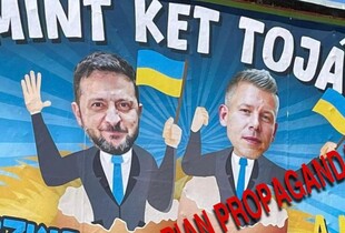 В МЗС України відреагували на угорську рекламу з карикатурою Зеленського