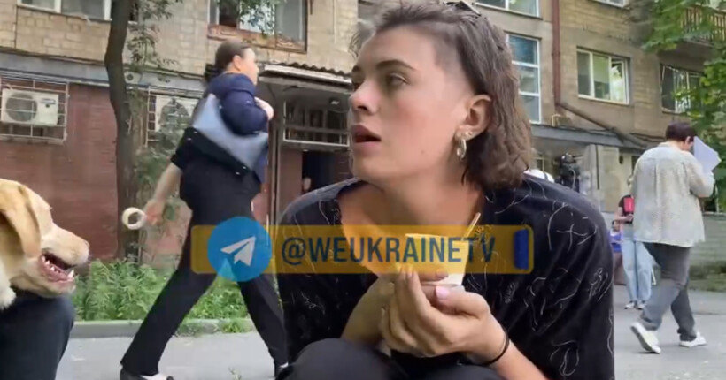 Атака на Київ: жінка, в будинок якої поцілили росіяни, розповіла про наслідки удару (відео)