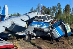 У російському Забайкаллі впав літак Ан-2: є постраждалі (фото)