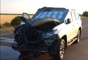 Росіяни атакували дроном авто головного рабина Херсона