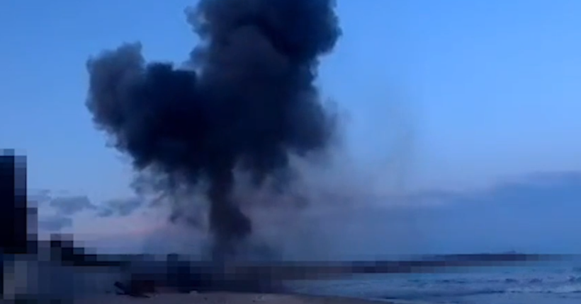 На узбережжі Одещини знищено чергову морську міну (відео)