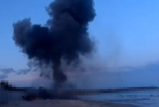 На узбережжі Одещини знищено чергову морську міну (відео)