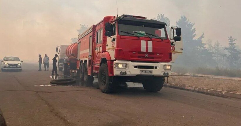 Біля Енергодару спалахнула пожежа, яка загрожує Запорізькій АЕС - ЦНС