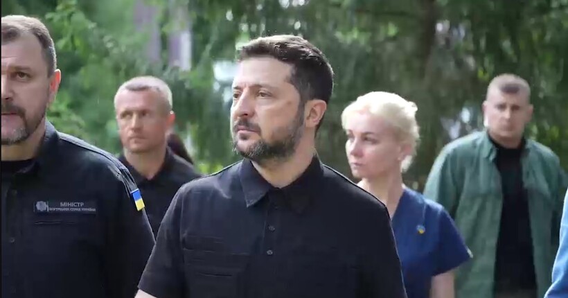 Зеленський відвідав поранених військових у реабілітаційному центрі МВС