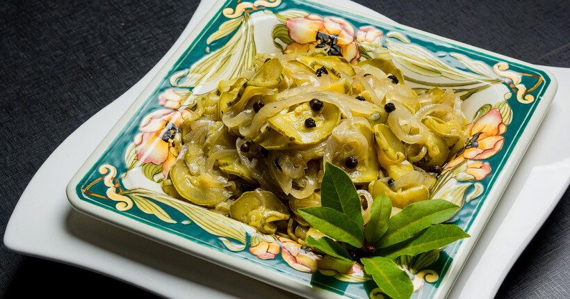 Кабачки по-корейськи на зиму — пікантна закуска