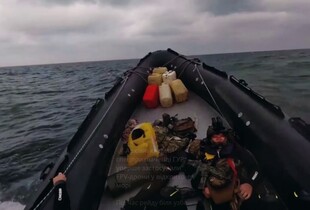 У ГУР показали архівні кадри використання FPV-дронів у відкритому морі