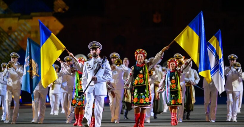 Оркестр ВМС України виступив на 75-му ювілейному військовому шоу в Единбурзі