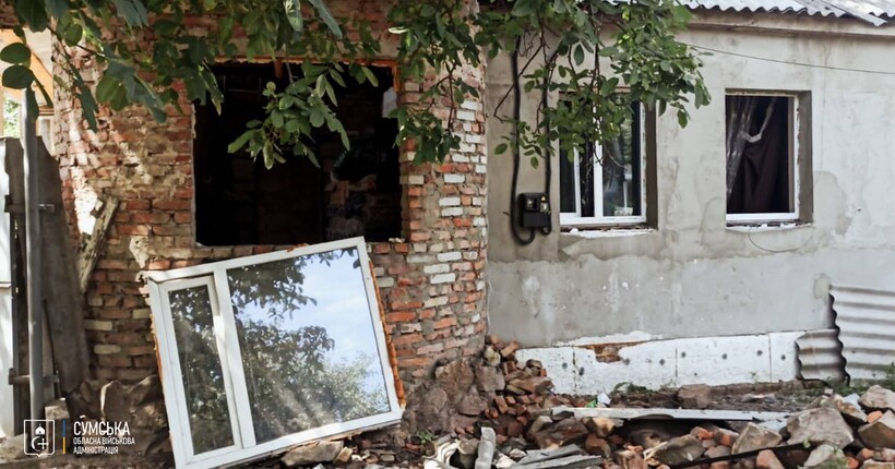 Ворог вдарив по селу на Сумщині дроном: пошкоджено щонайменше 16 будинків