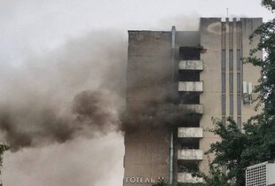 У Львові горить готель 