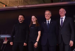 Зеленський та Карні побачили новітні українські розробки у сфері зброї та техніки