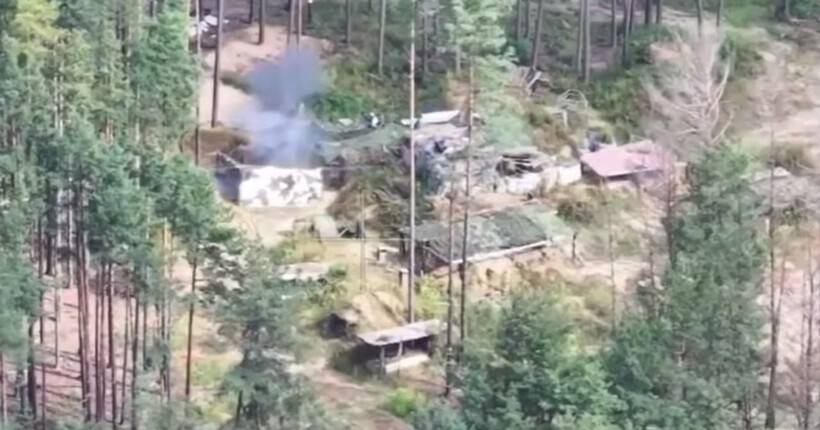 Прикордонники знищили три позиції росіян на Сумщині за допомогою FPV-дронів (відео)