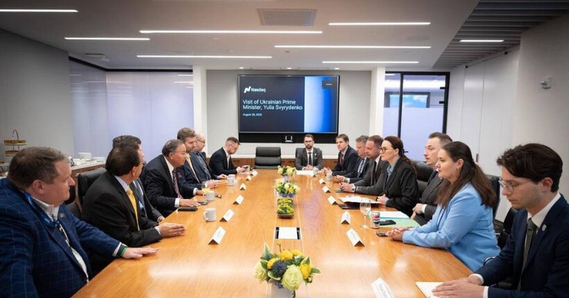 Свириденко та Єрмак провели зустріч із керівництвом біржі Nasdaq