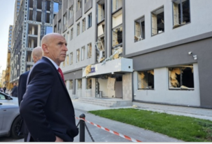 Британський міністр оборони оглянув пошкоджену російськими ударами будівлю Британської ради 